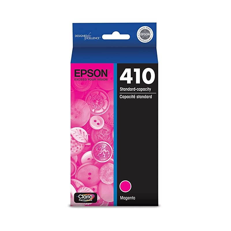 410 Ink Cartridge, Black & T410320-S Claria Premium Magenta Ink