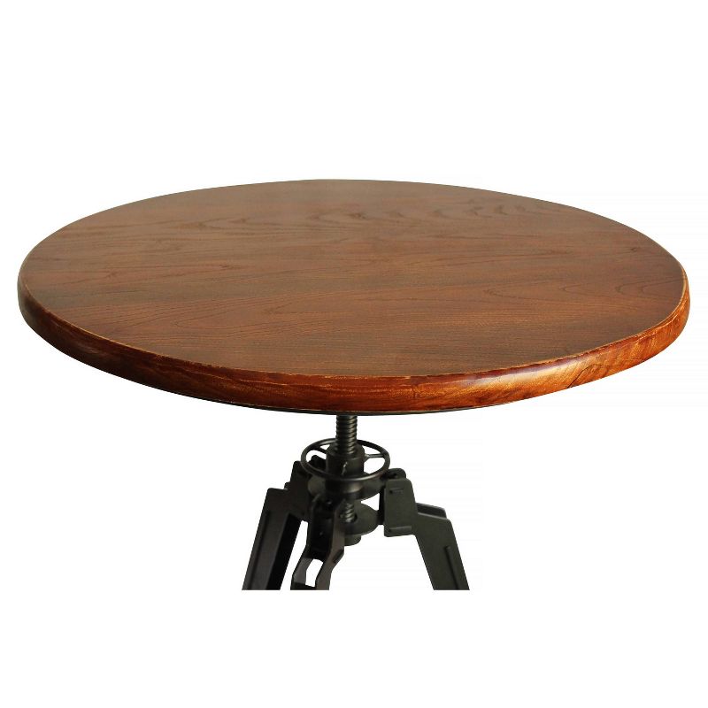 Barbour Industrial Pub Table Gray/Ash - Armen Living