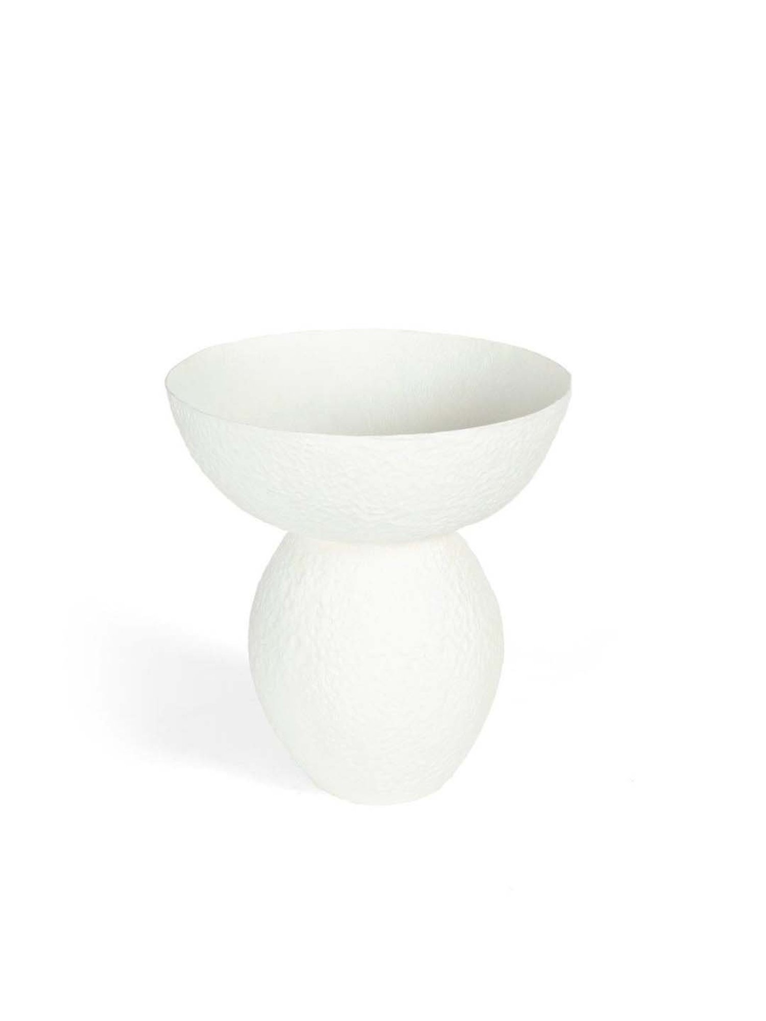 TAYHAA White Ceramic Leaf Shape Vase