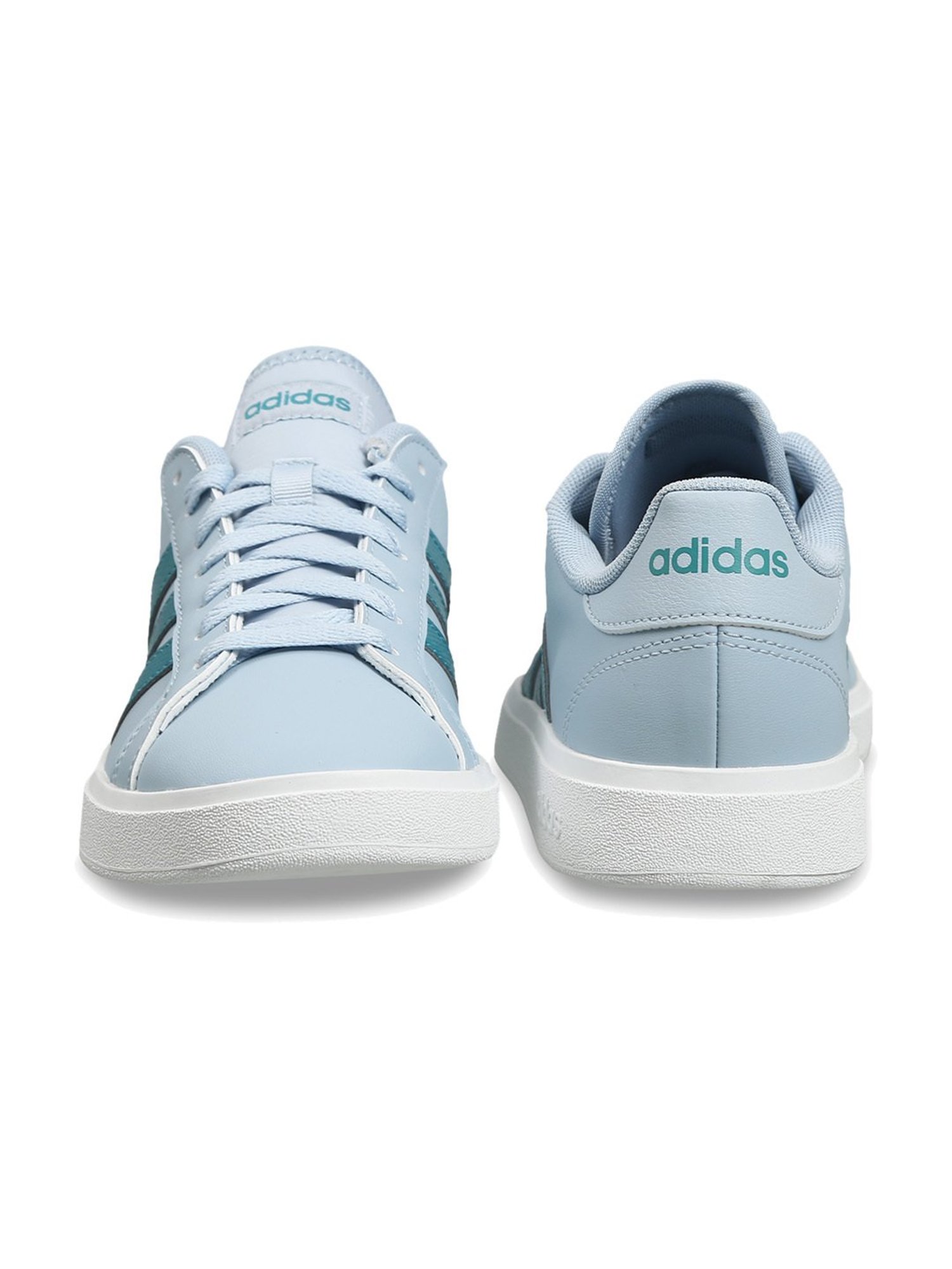 Adidas Women's GRAND COURT BASE 2.0 Blue Tennis Shoes