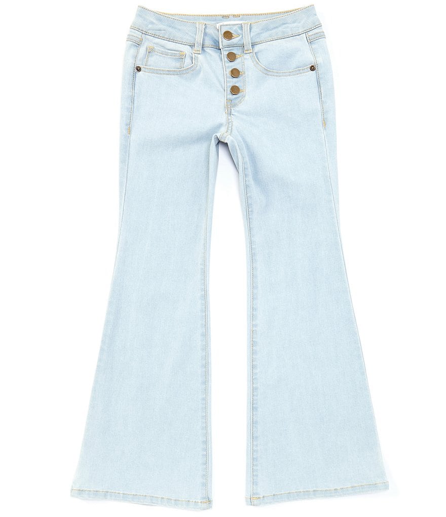 GB GB Girls Big Girls 7-16 Faded Flare Denim Jeans