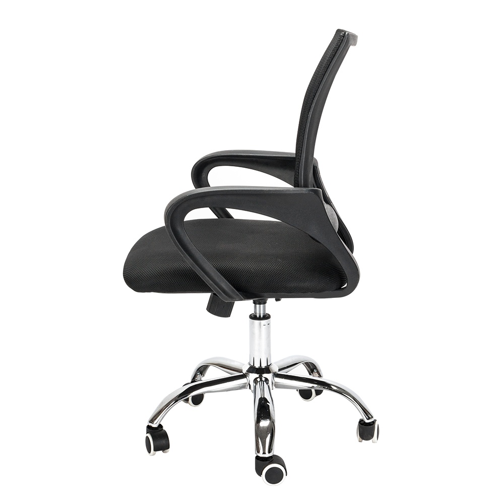 Mesh Back Gas Lift Adjustable Office Swivel Chair Black