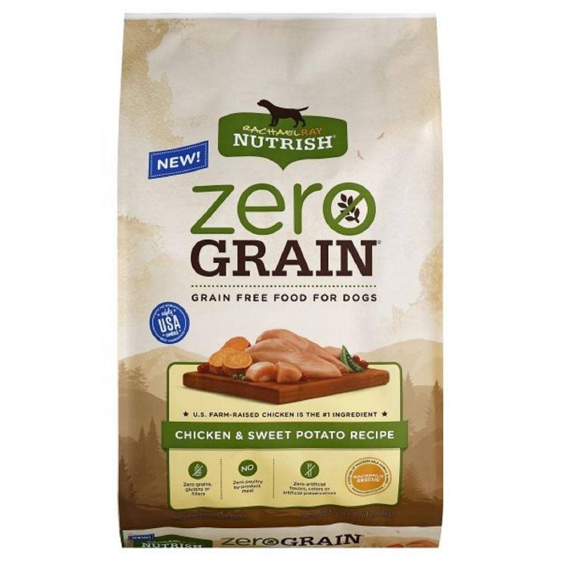Rachael Ray Nutrish Zero Grain Chicken & Sweet Potato Recipe Dry Dog Food - 28lbs
