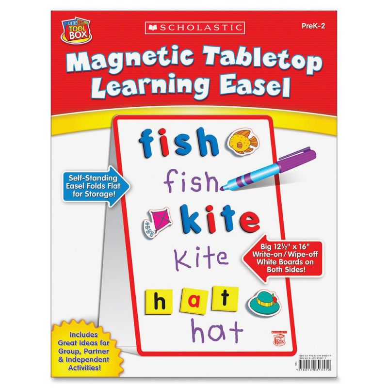 Scholastic Magnetic Tabletop Learning Easel Ages 4-7 SC989357
