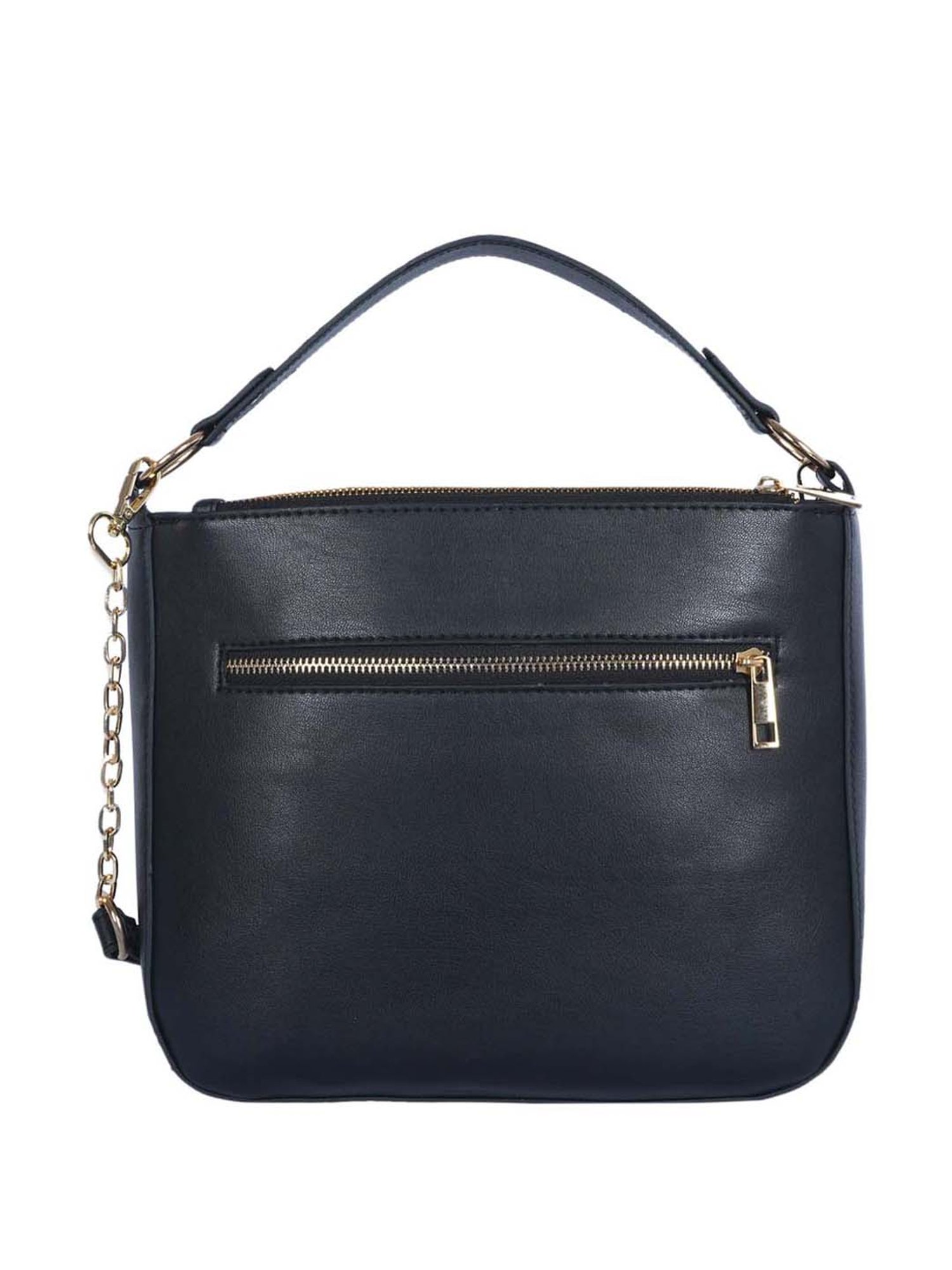 Baggit Black Solid Small Satchel Handbag