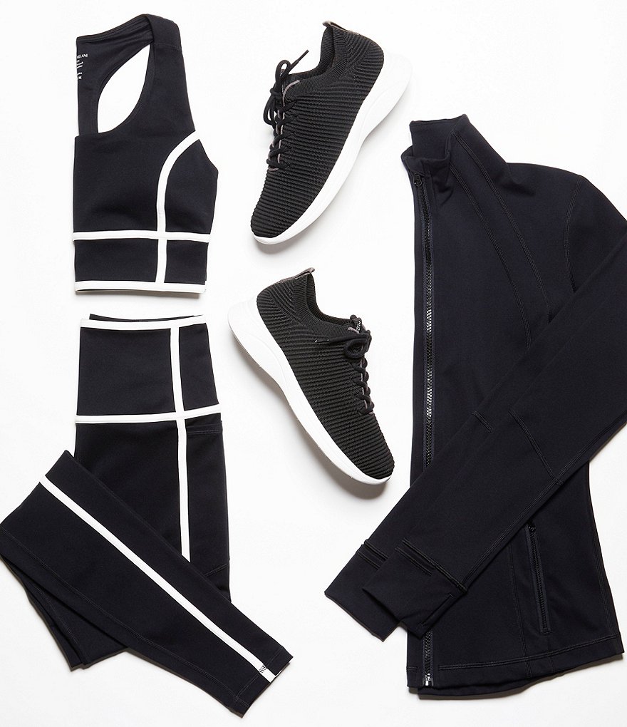 Antonio Melani Action High Waist Contrast Trim 28-Inch Legging