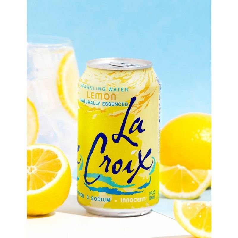 LaCroix Sparkling Water Lemon - 8pk/12 fl oz Cans