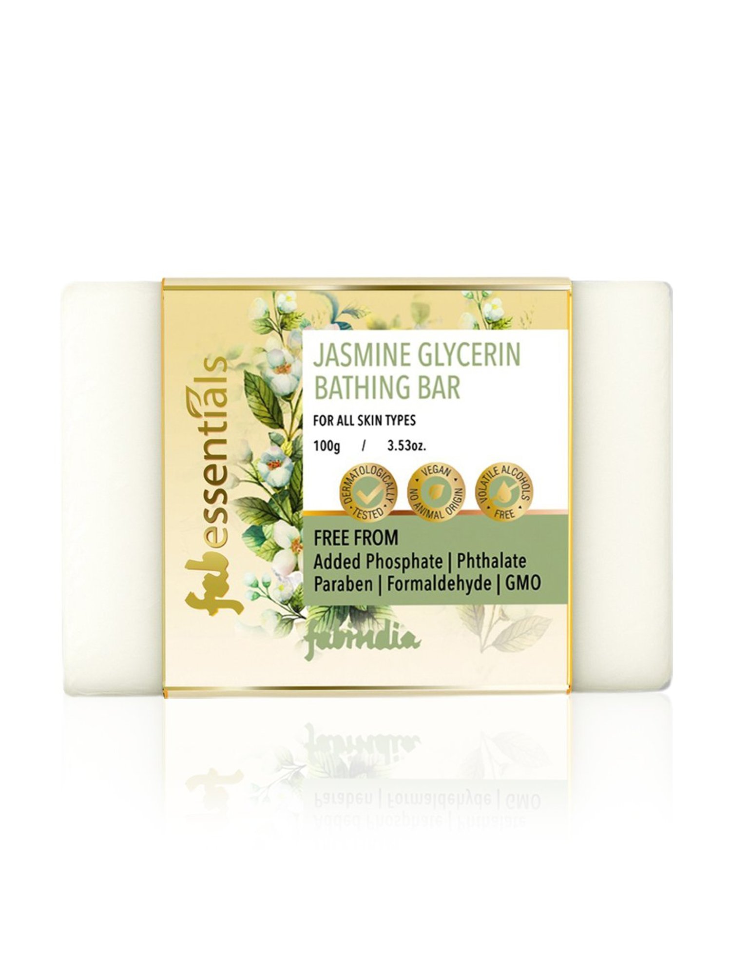 Fabessentials Jasmine Glycerin Bathing Bar - 100 gm