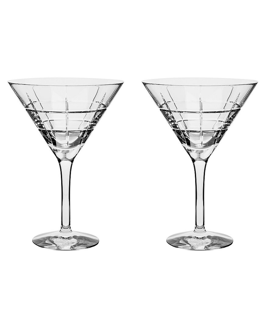 Orrefors Street Martini Glass, Set of 2