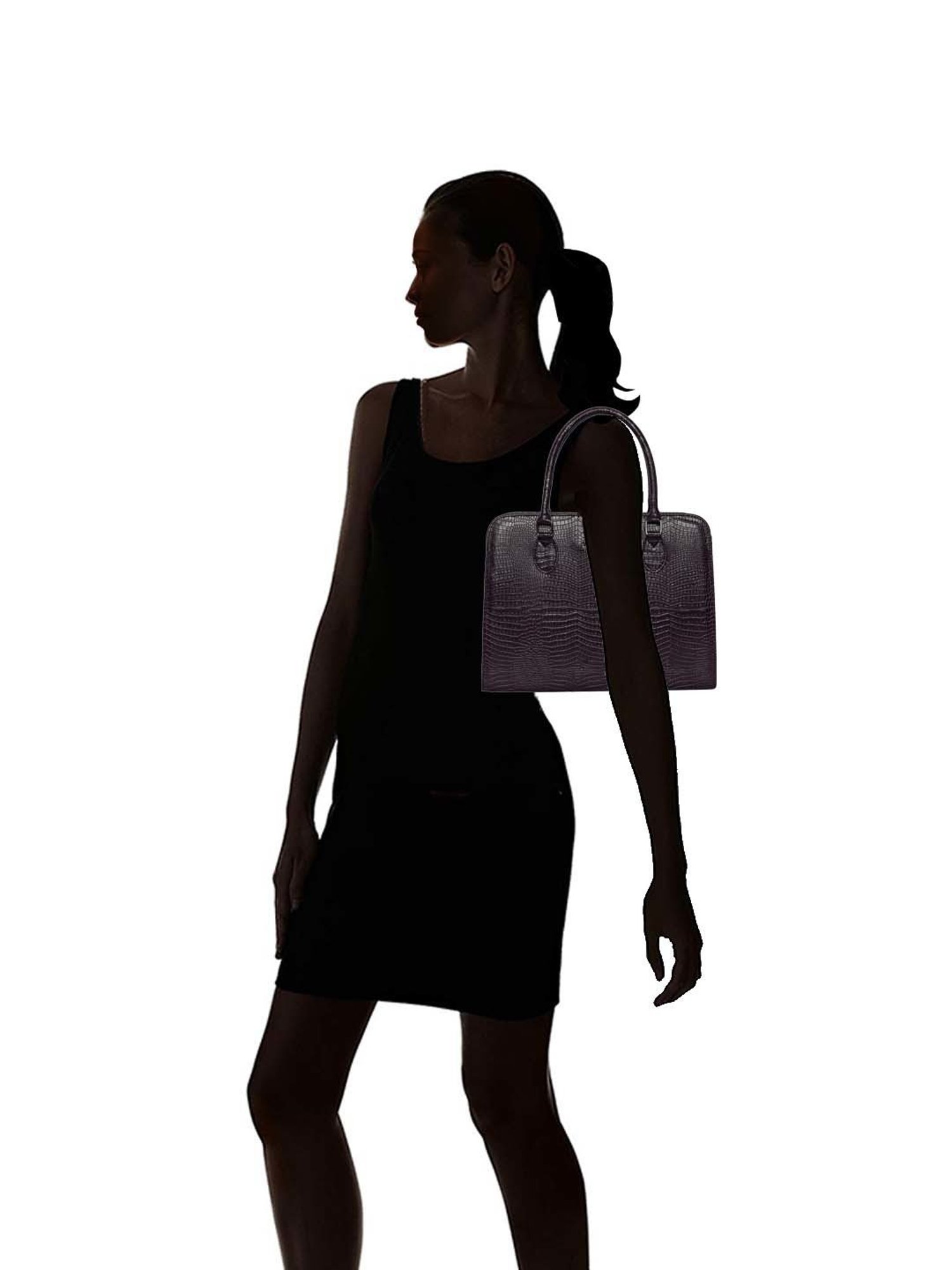 Lino Perros Brown Textured Large Shoulder Bag