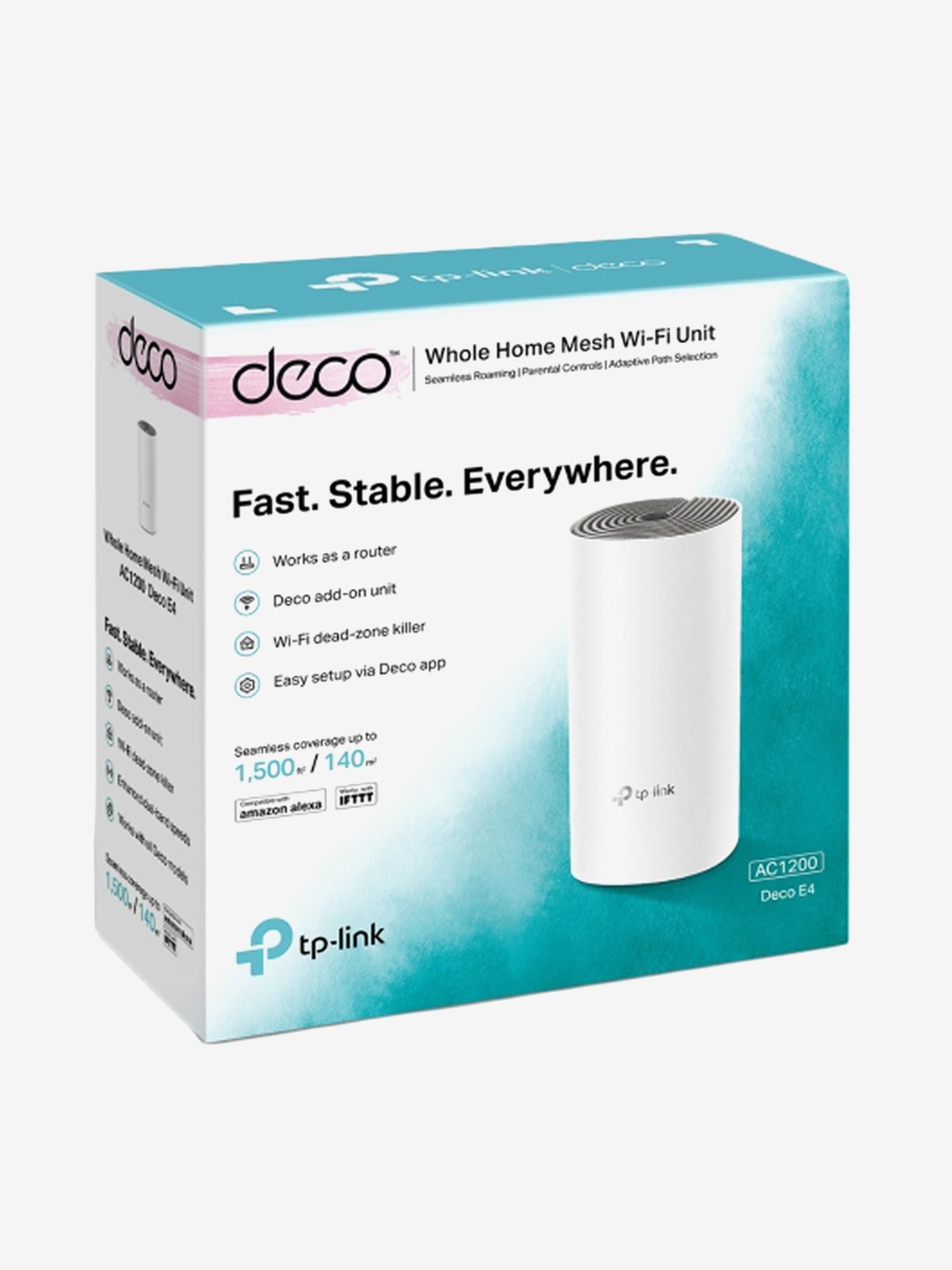 TP-LINK AC Deco E4 Home Mesh Wi-Fi System - Pack of 3 (White)