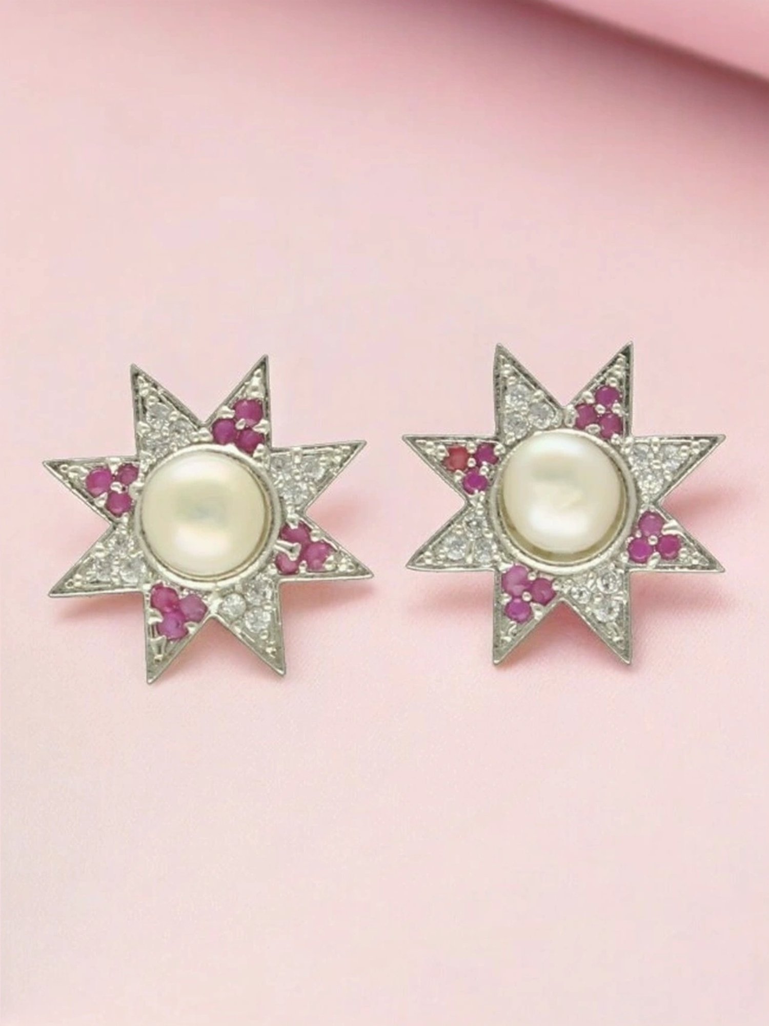 Sri Jagdamba Pearls Hiya Pearl Earrings for Women and Girls