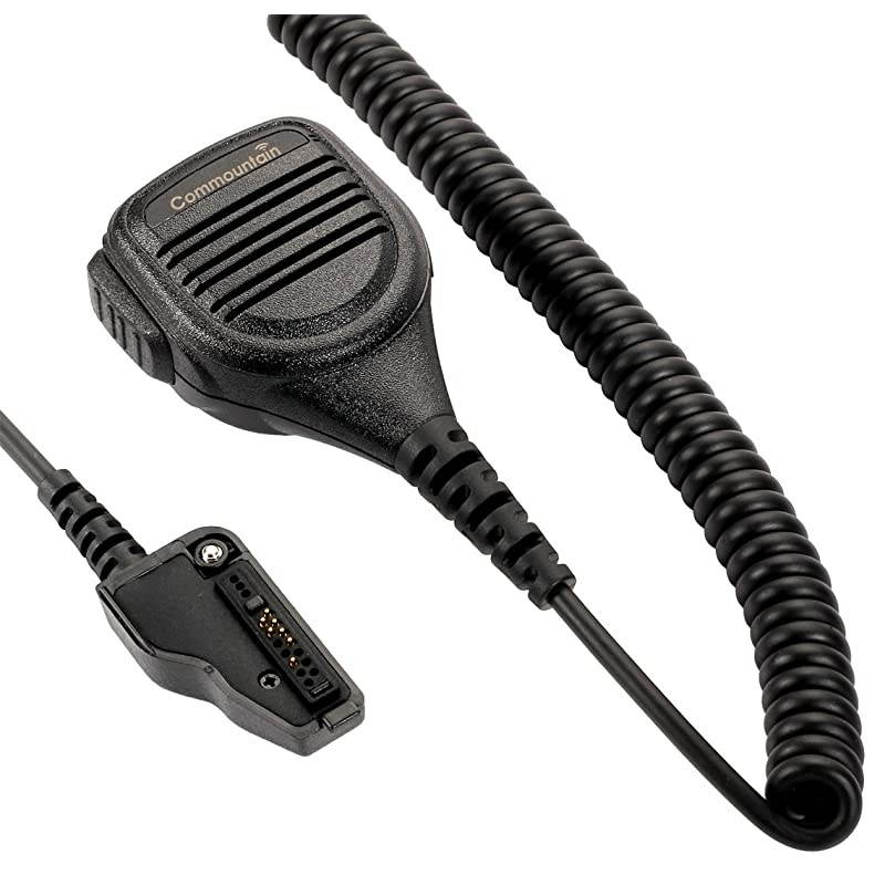 Mic with Reinforced Cable for Kenwood Radios NX200 NX210 NX300 NX3200 NX3300 NX410 NX411 NX5200 NX5300 NX5400 TK2180 TK3180 TK5210 TK5220 TK5310 TK5410 Shoulder Microphone
