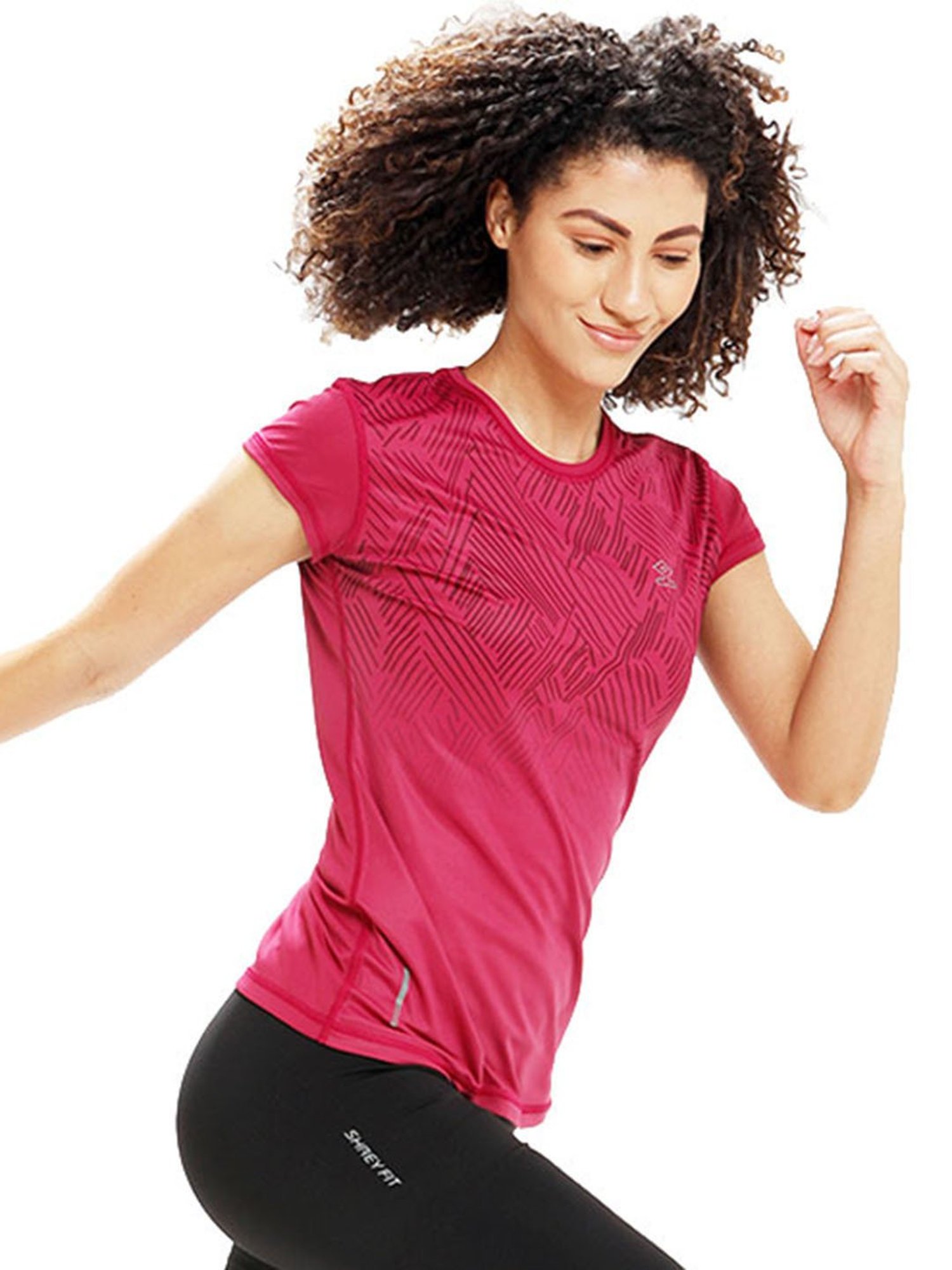 Shrey Light Purple Printed T-Shirt