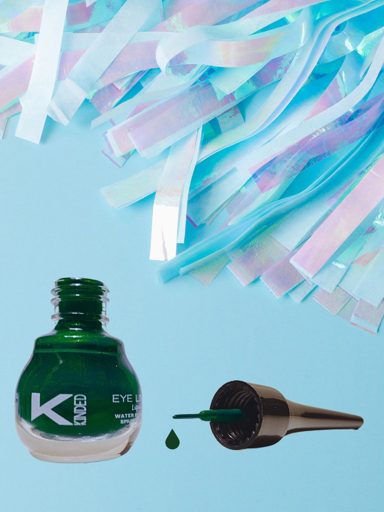 KINDED Liquid Eye Liner Royal Blue & Dapper Green Combo