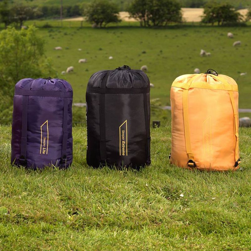 Snugpak Basecamp Sleeper Expedition Sleeping Bag with Compression Stuff Sack, Insulated, Amber Yellow