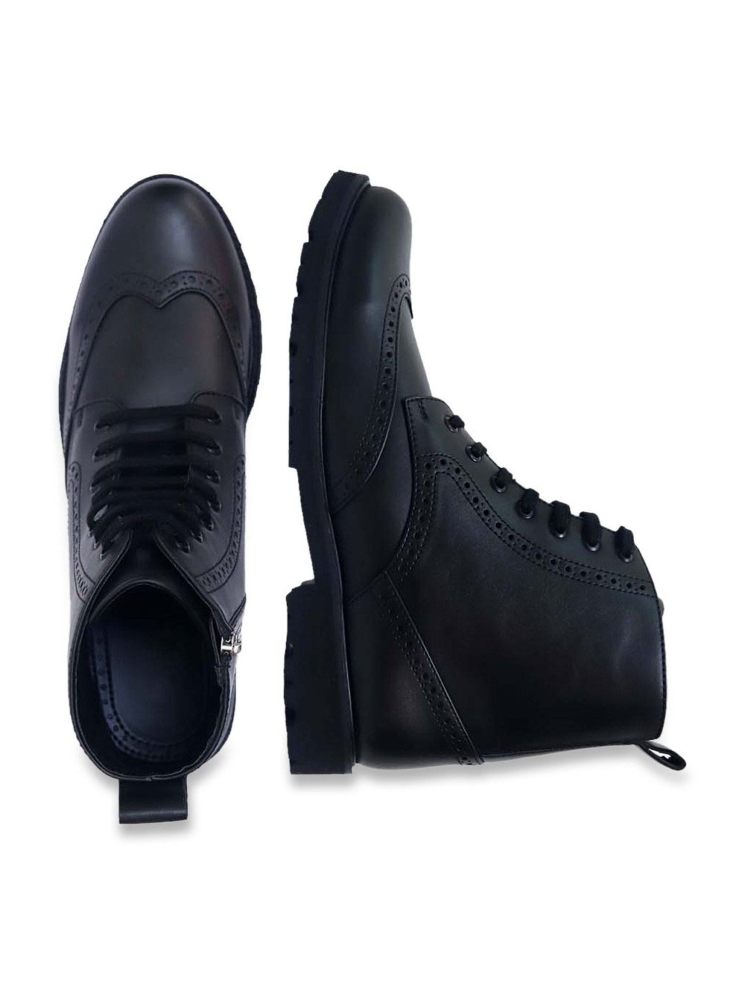 Griffin Men's Black Derby Boots