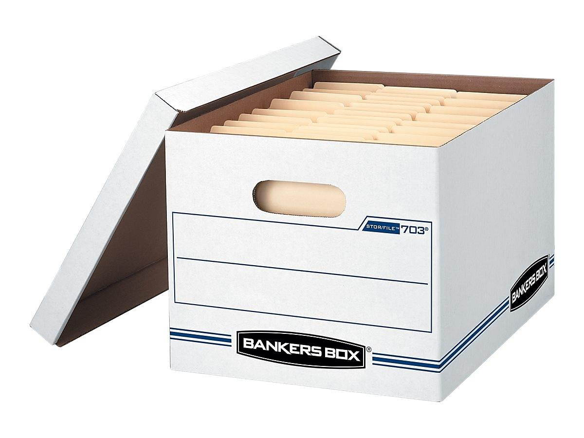 Bankers Box Stor/File Corrugated Boxes Basic-Duty Letter/Legal Size 478887