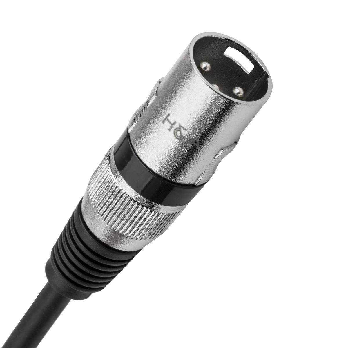 H&A Value Series XLR M to F Professional Microphone Cable - 100' #V-XMF-100