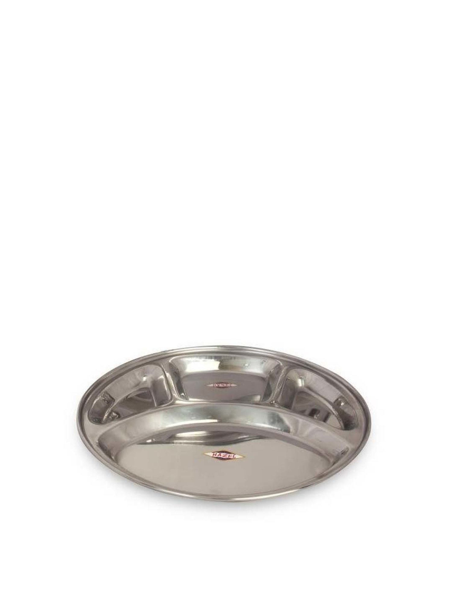 Pure Home and Living Transparent Glass Textured Dinner Plates