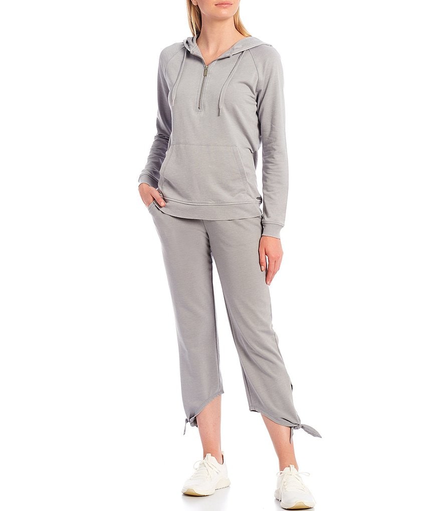 Marc New York Washed French Terry Cropped Drawstring Pants