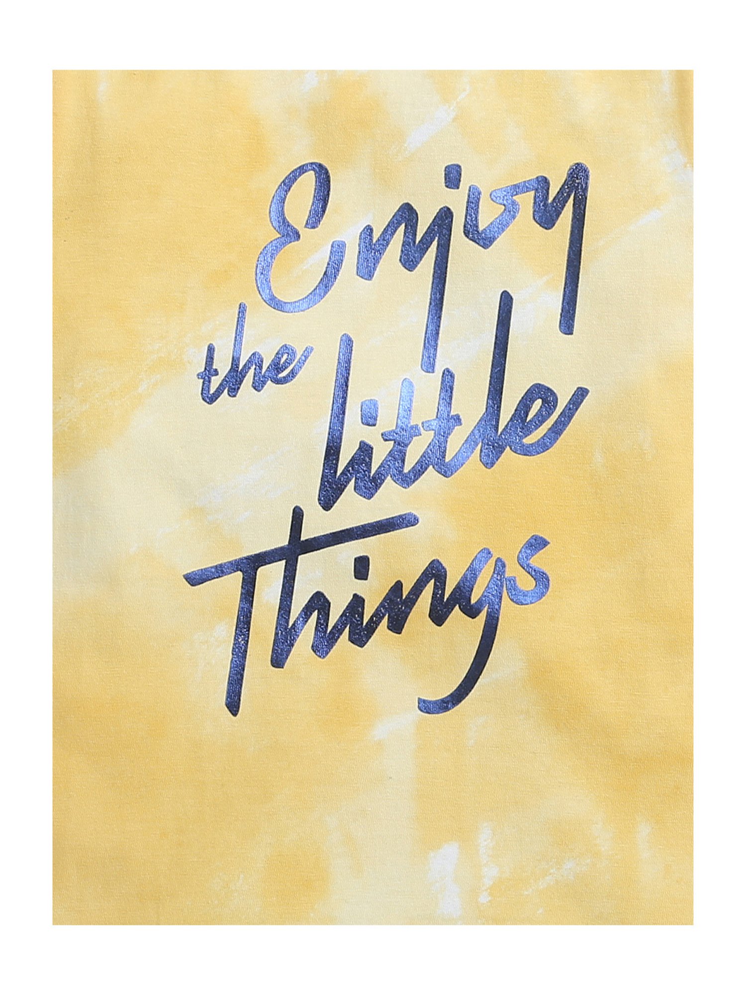 Bumzee Kids Yellow Printed T-Shirt