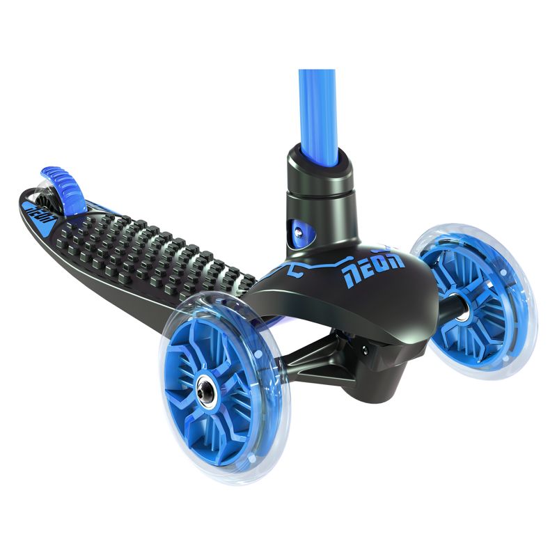 Y-volution Kids' Neon Glider Lightweight LED Light-Up Scooter - Blue