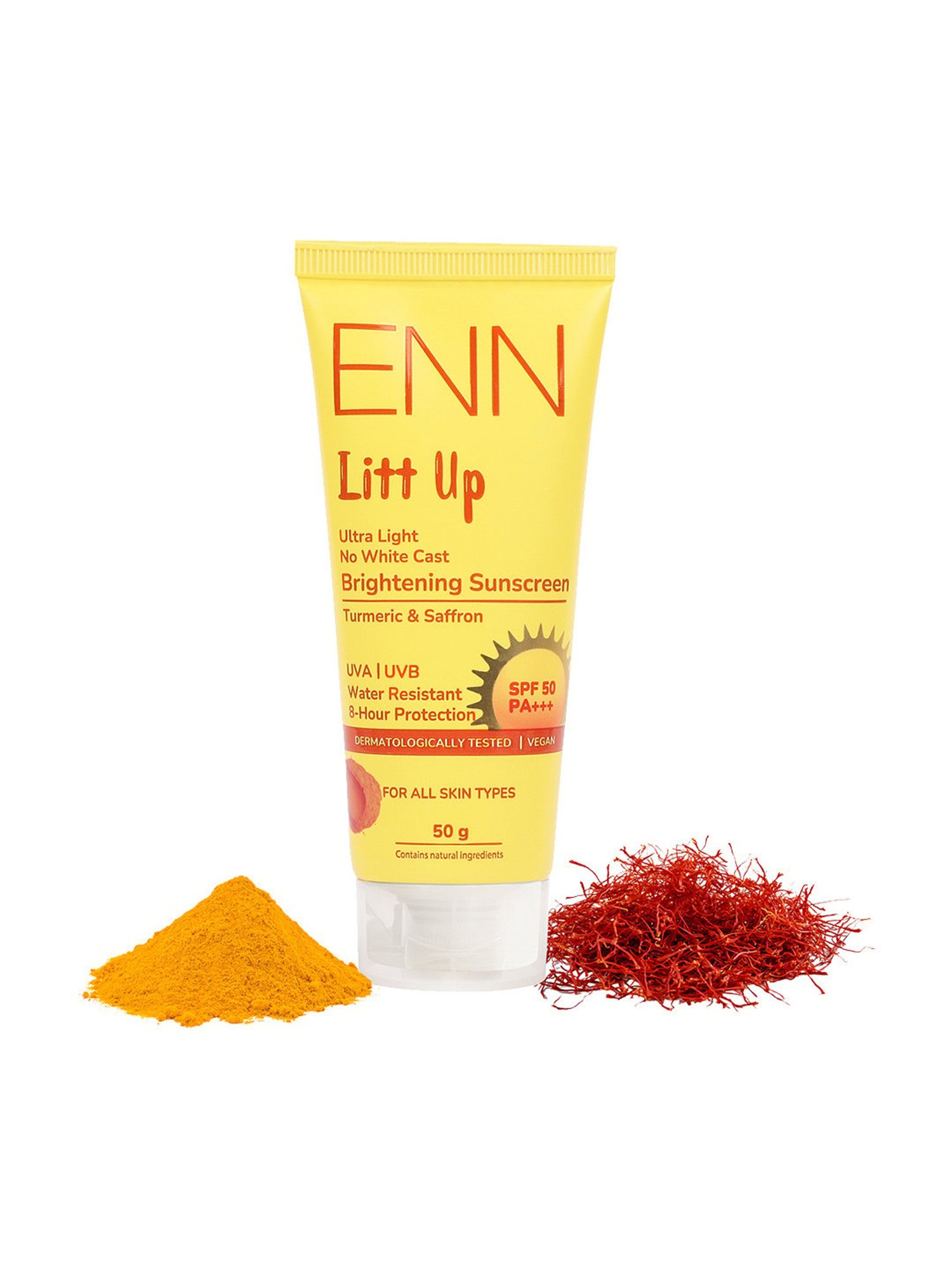 ENN Litt Up Ultra Light Brightening Sunscreen SPF 50 - 50 gm