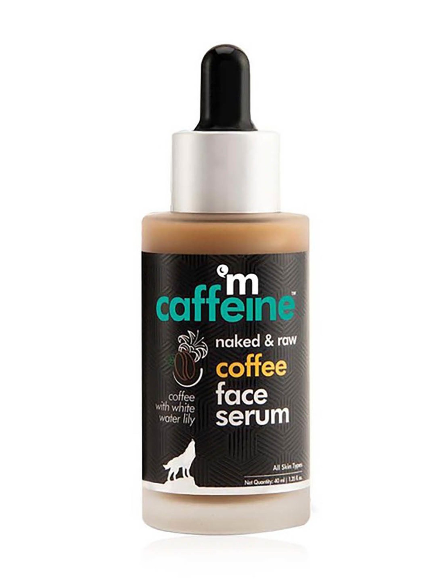 mCaffeine Naked & Raw Sun Protection Coffee Face Serum - 40 ml