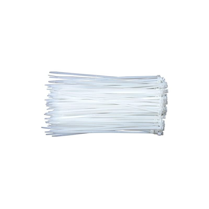 Natural Clear Zip Ties 8 Inch Long 50 Lbs Tensile Strength 1000 PcsPack | Multipurpose | SelfLocking Cable Management Wire Wraps