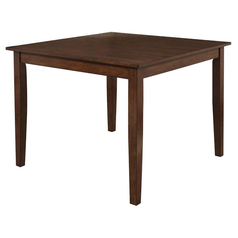 5pc Amber Traditional Height Dining Set Espresso/Beige - Dorel Living