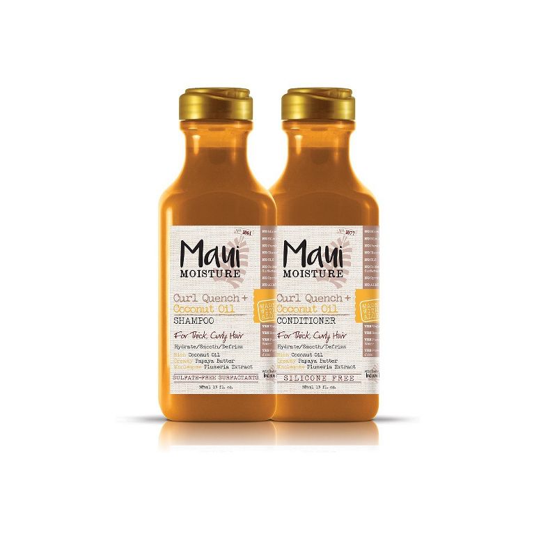 Maui Moisture Curl Quench + Coconut Oil for Thick Curly Hair Conditioner - 13 fl oz