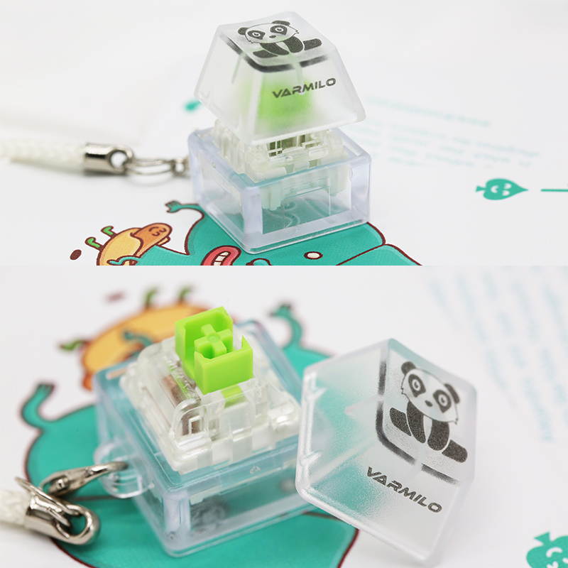 Varmilo Contactless Static Capacitor Mechanical Switch Tester and Pendant, Identity for  Keyboard and Gaming Lover(Sakura Switch)