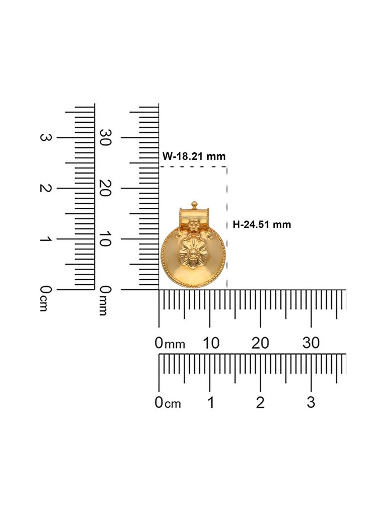 CKC Gold Thali Pendant: Symbol of Tradition