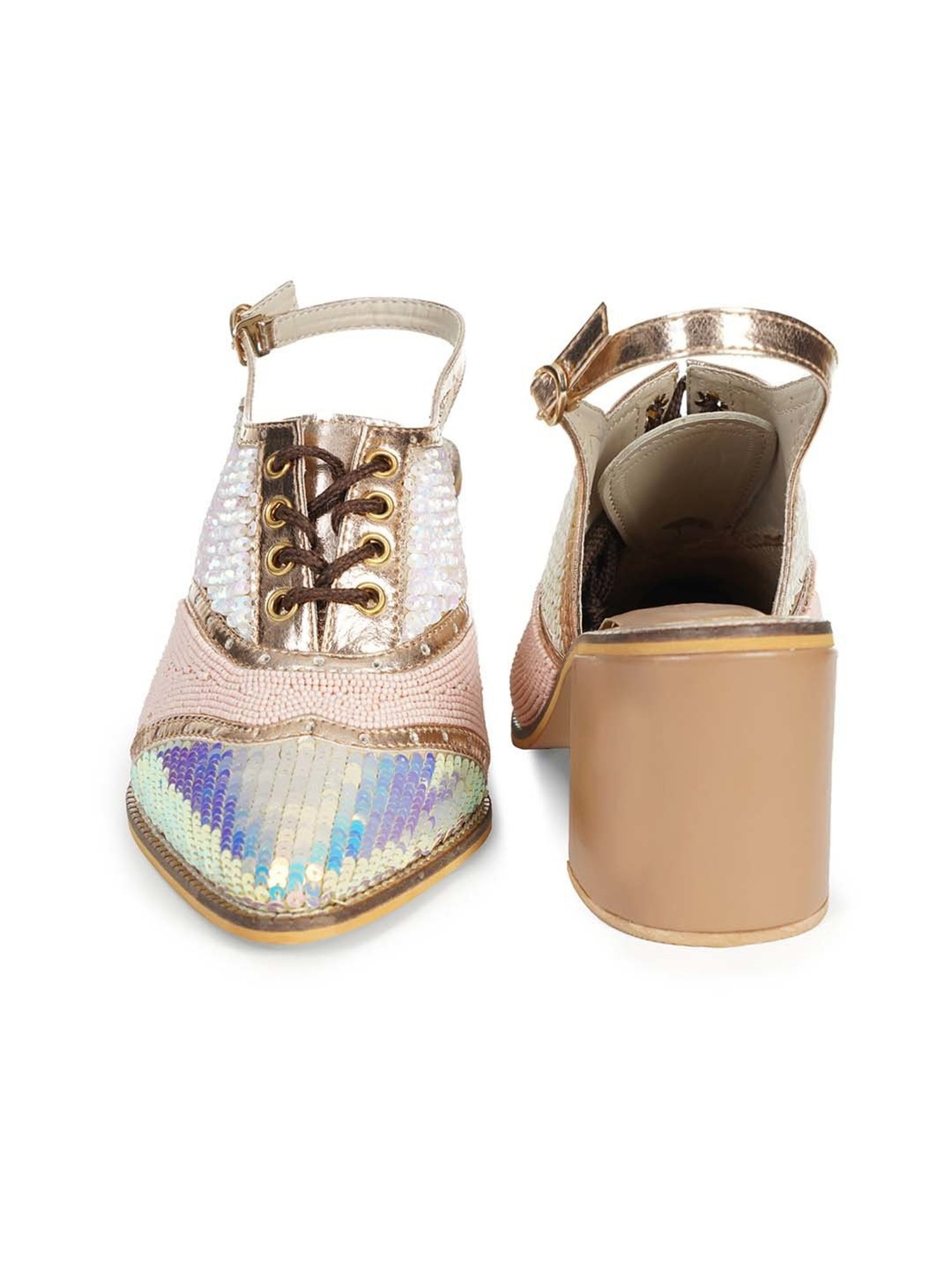 Sole House Women's Multicolor Back Strap Sandals