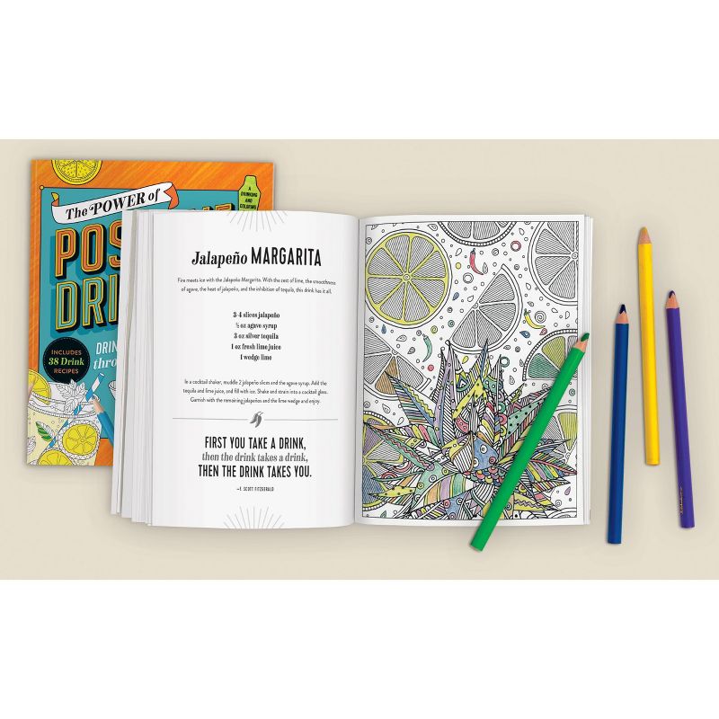 Positive Drinking Coloring Book