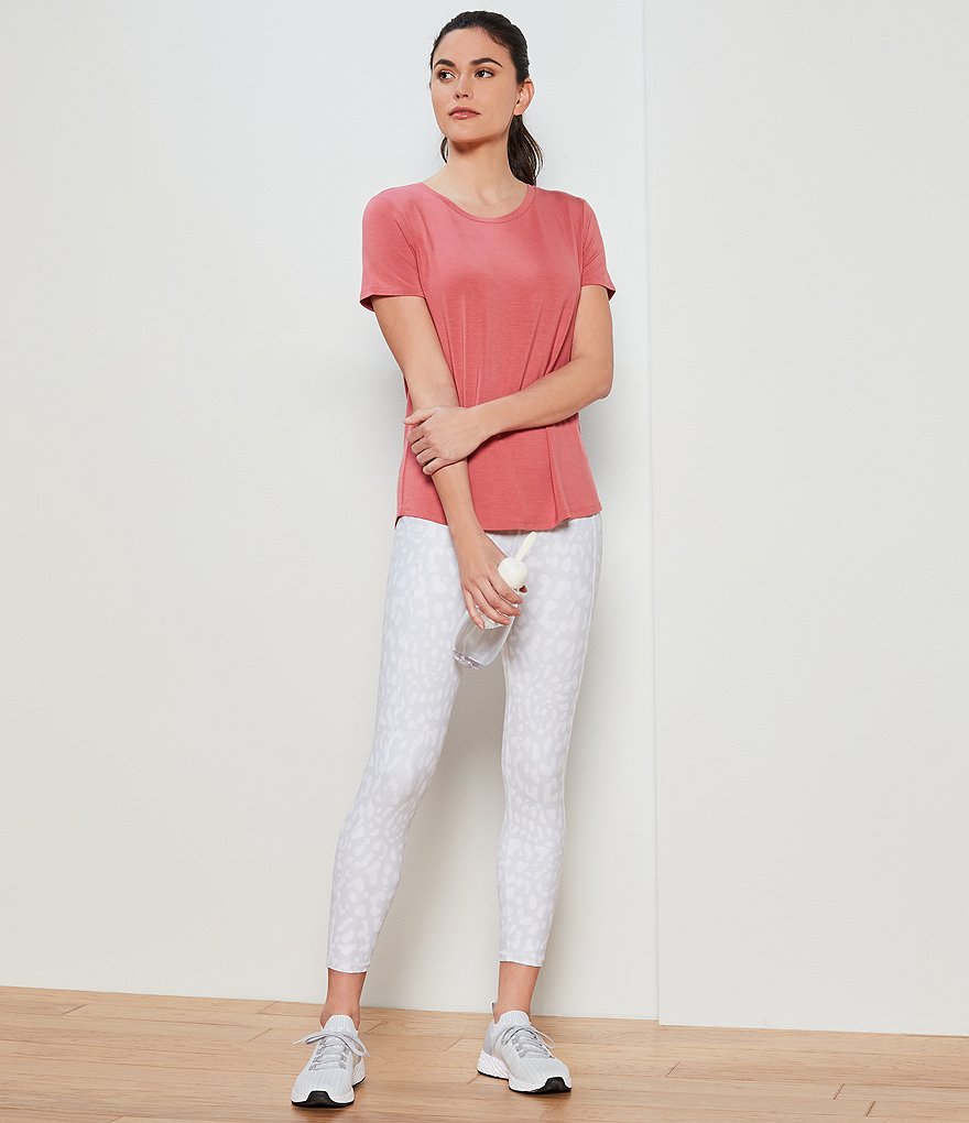 Kinesis High Rise Leopard Print 7/8 Leggings