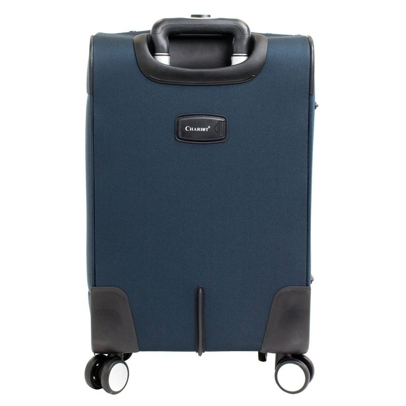 Chariot Travelware Madrid 3pc Luggage Set - Navy