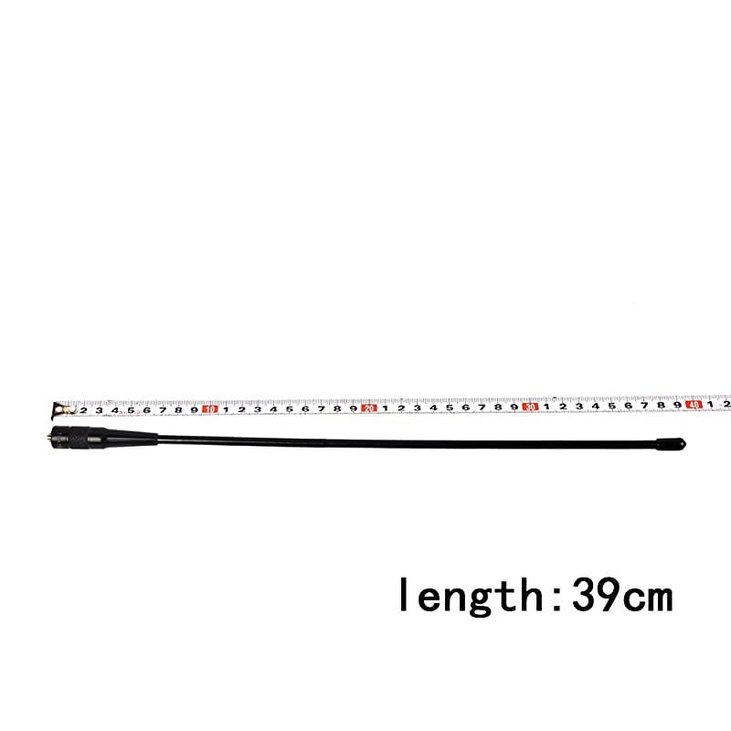 Female VHF UHF 70cm 2m Ham Radio Antenna Whip Soft 10W High Gain for BAOFENG UV82 UV5R GT3 BFF8 BF888s Kenwood TK360 TK370 Walkie Talkie 2pcs