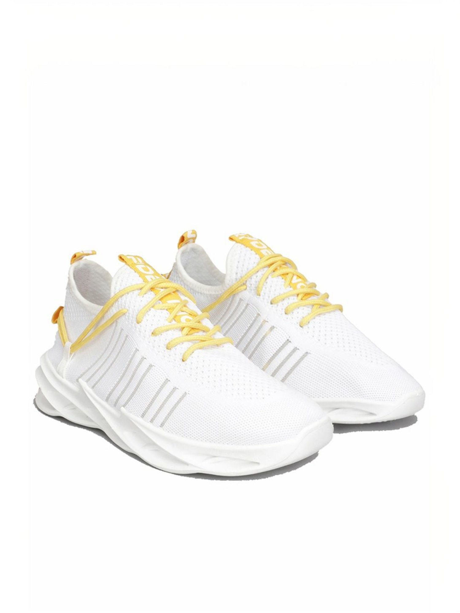 Rapid Box Men's White Running Shoes