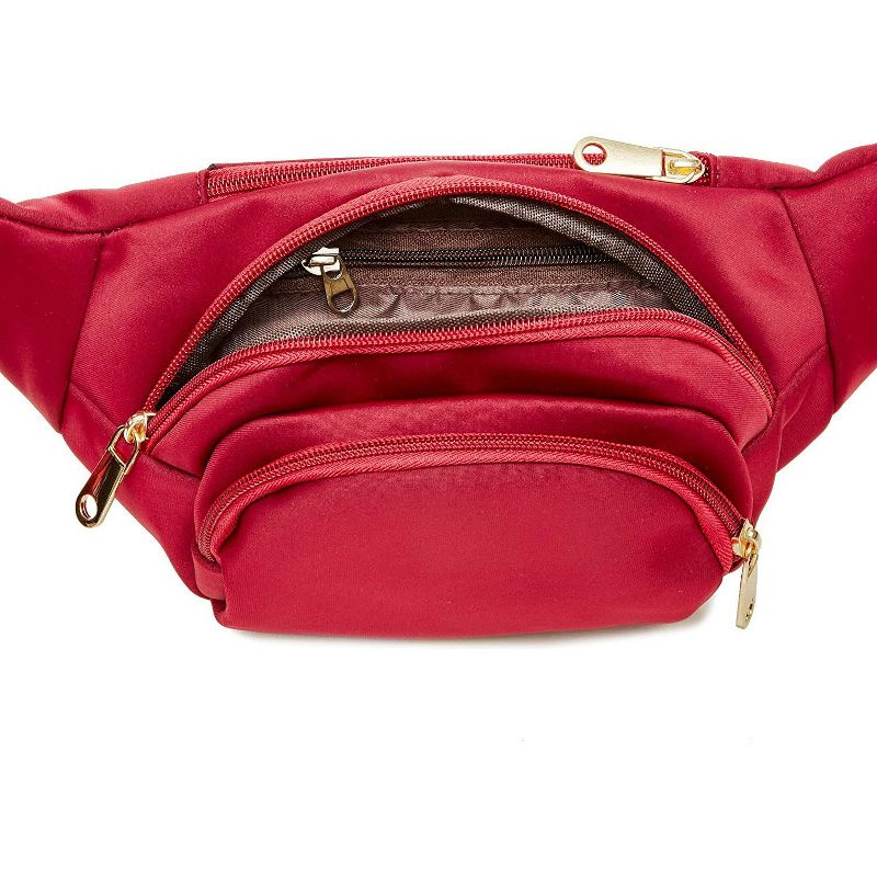Plus Size Red Fanny Pack, Expand to 5XL