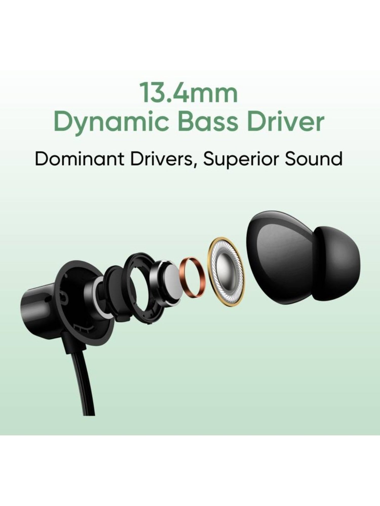 realme Buds Wireless 3 Neo in Ear Bluetooth Neckband with Upto 32 Hours Playback (Green)