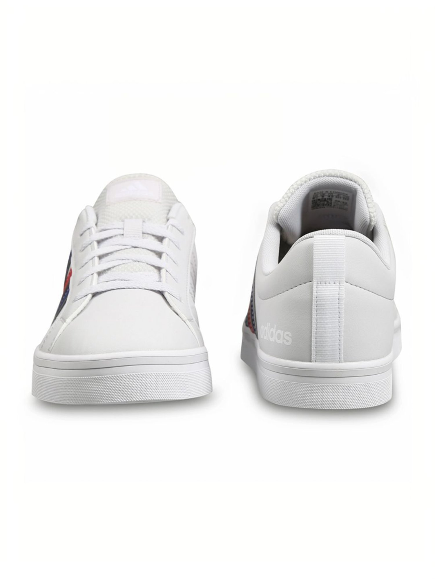 Adidas Men's Vs Pace 2.0 White Skateboarding Shoes