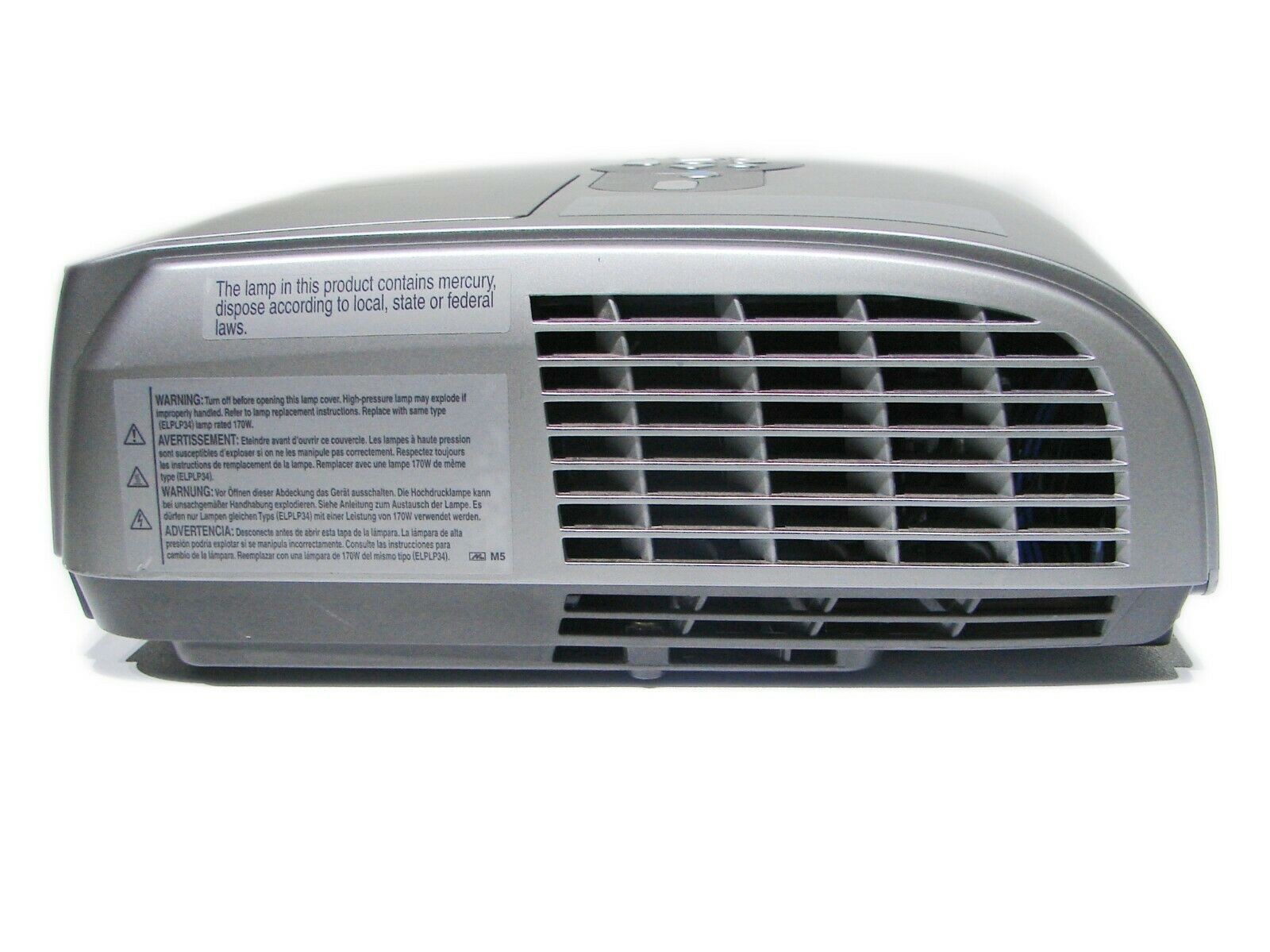 Epson PowerLite 82C 3LCD Projector (Portable) 2000 ANSI Lumens HD 1080i HDMI 1024x768  adapter bundle