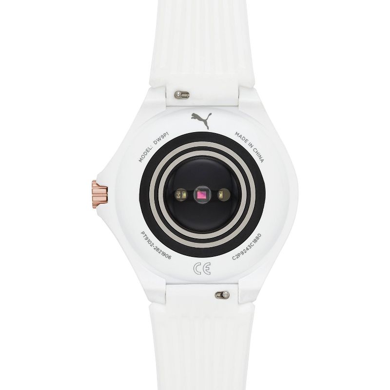 PUMA Smartwatch 44mm - White with White Silicone
