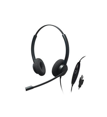 ADDASOUND ADD-CRYSTAL-SR2732 Dual Ear, Stereo, Noise Cancelling USB