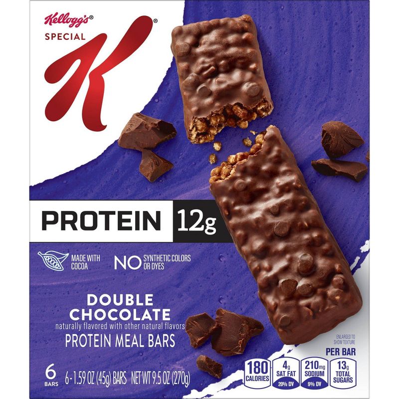 Special K Protein Double Chocolate Meal Bars - 6ct- Kellogg's