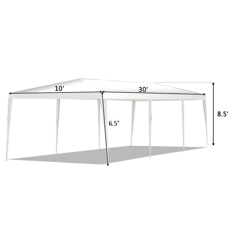 Costway 10'x30'Heavy duty Gazebo Canopy Outdoor Party Wedding Tent