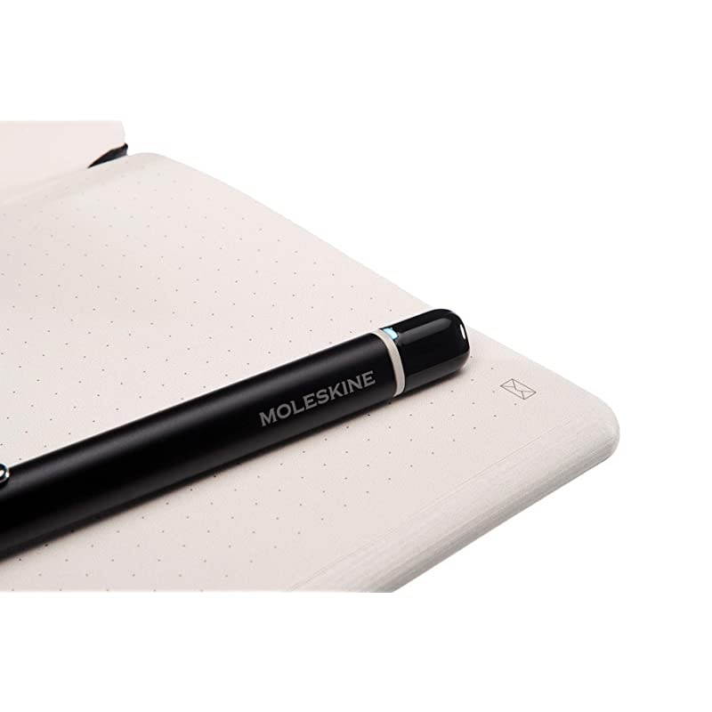 Paper Tablet Hard Cover Smart Notebook, Dotted #2, Large (5" x 8.25") Black - Compatible w/ Pen+ Ellipse (Sold Separately) & App, Digitize, Organize Notes, Bullet Journal