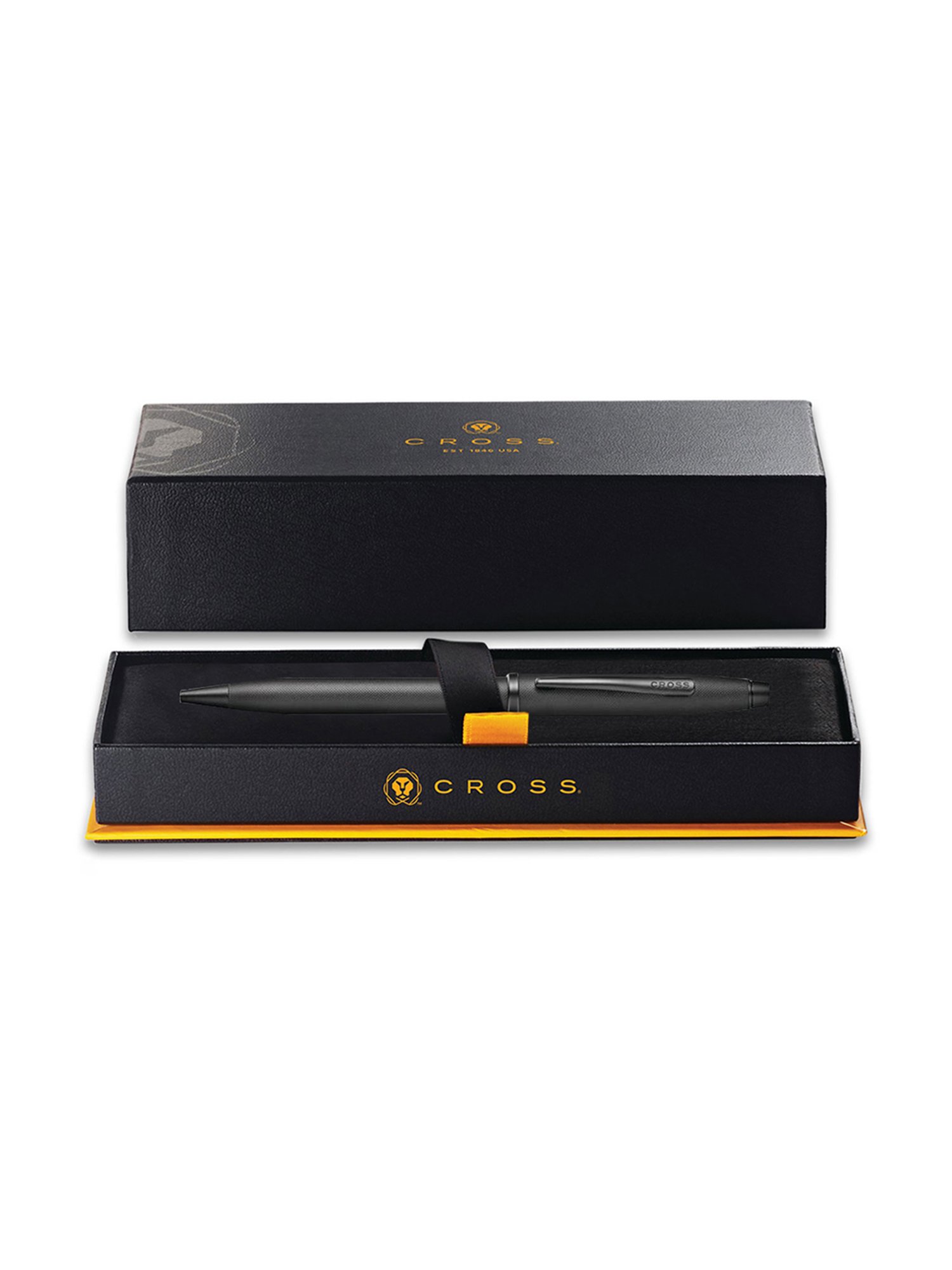 Cross Century II Black Micro Knurl with Matt PVD Appnts Ballpoint Pen